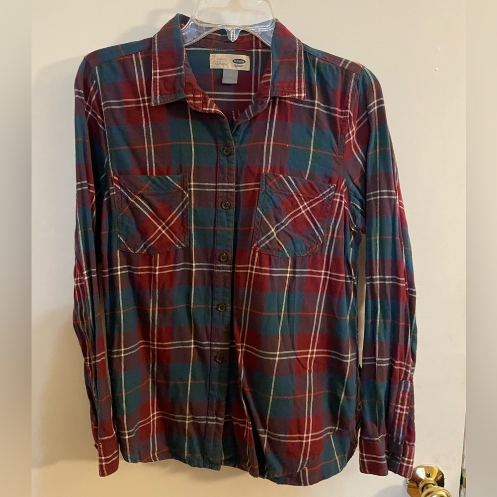 Old Navy Classic Fit Flannel Button Down